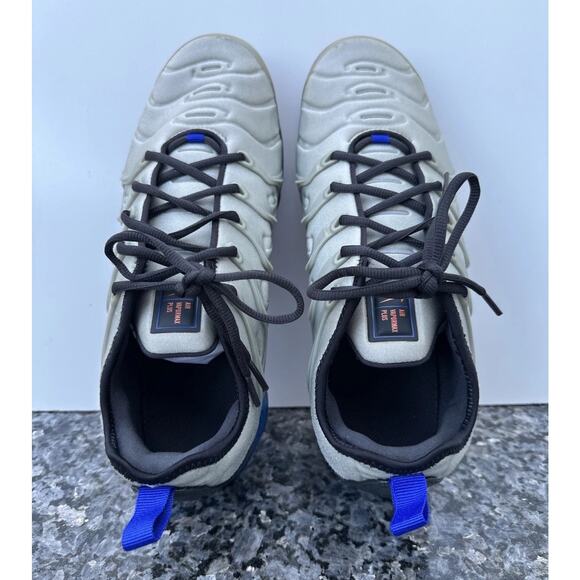 Nike Air Vapormax Plus Sneakers Metallic Silver Gray Blue Black Red Mens Sz 10.5 main image 4